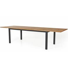 Brafab - Lyon Bord 100x224-304 cm Svart/Teak