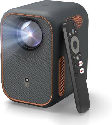 Mini Smart Projector 120" med 4K Support & 1080P, Netflix&Google TV Cert, WiFi, Bluetooth, Dolby Audio, Portable, Home Cinema