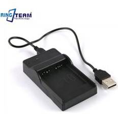 Bp745 bp-745 batteri usb laddare för canon digital vixia videokameror hf m50 m500 m52 r30 r300 r32 r40 r42 r400 r50 r52 r500 r60