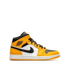 Jordan - Air Jordan 1 Mid Taxi sneakers - unisex - läder/gummi/Tyg - 11.5 - Gul