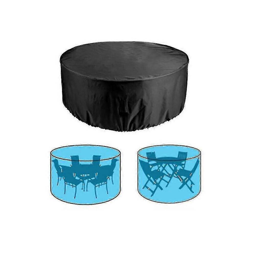(130*71cm) Furniture Cover,round Terrace Furniture Cover, Waterproof Outdoor Table And Chair Cover, Outdoor Furniture Cover