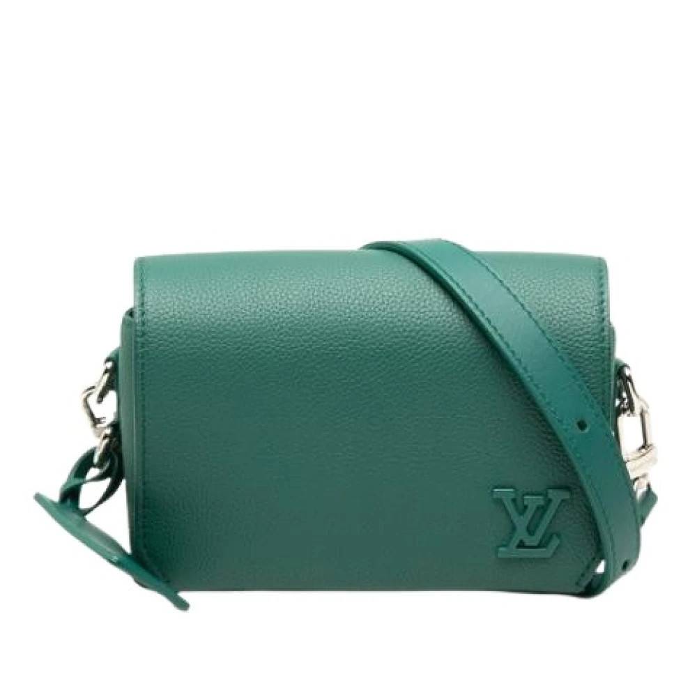 Louis Vuitton Vintage Pre-owned Laeder louis-vuitton-tasker - Vintage - Dame - Grøn - ONE SIZE -