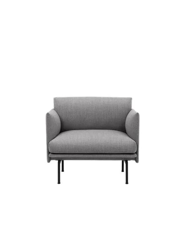 Outline Studio Chair fra Muuto Cognac Refine leather - Jacobsen Plus