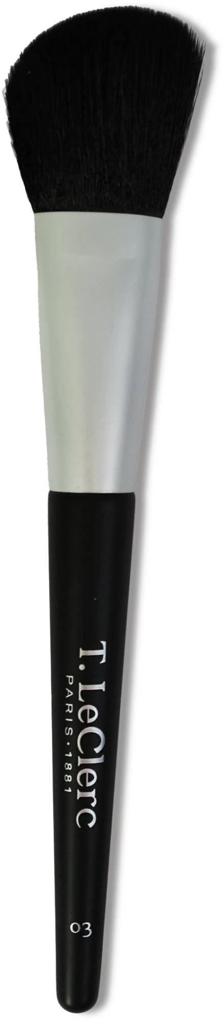 Blush- och bronzerborste T. LeClerc Angled Brush 03