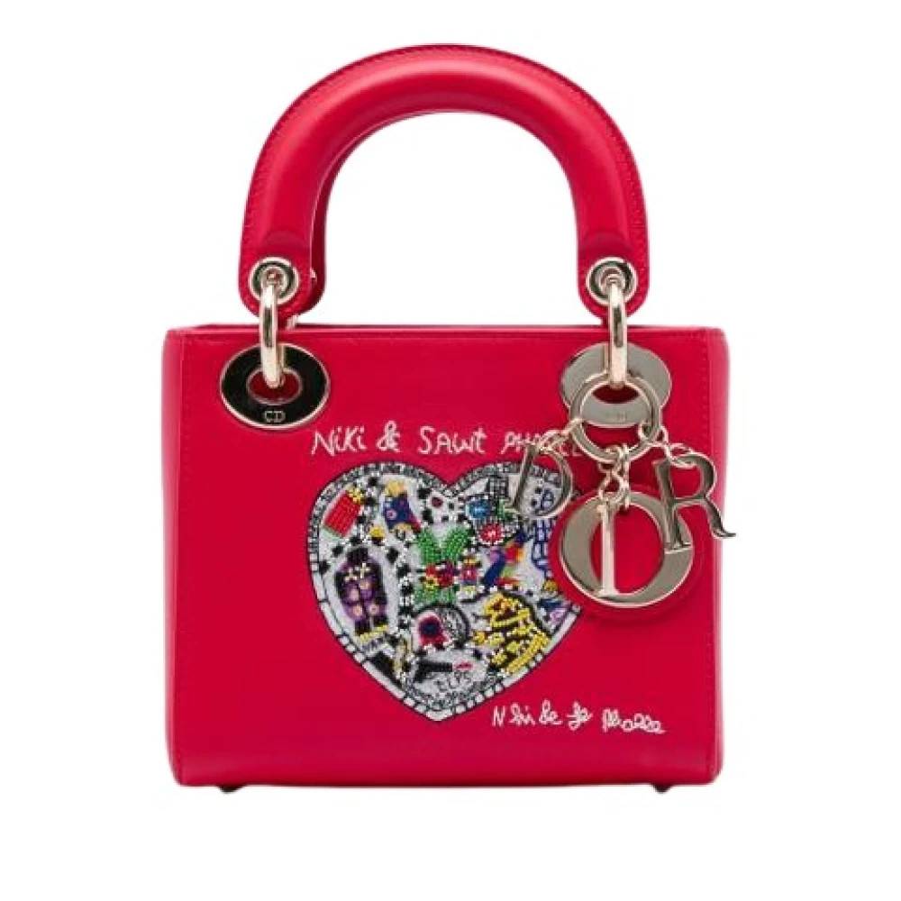 Dior Vintage Pre-owned Laeder dior-tasker - Vintage - Dame - Rød - ONE SIZE -
