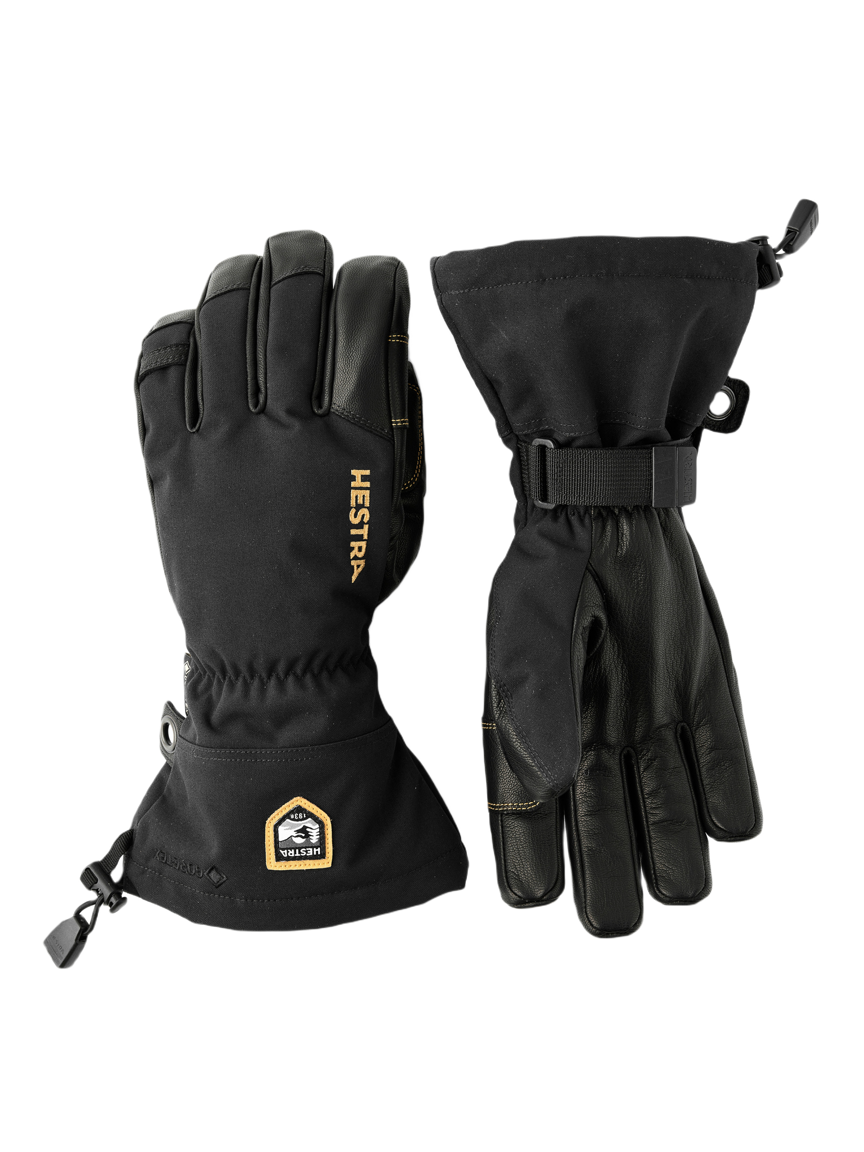 Hestra Army Leather GT 5 finger 7 BLACK/BLACK.