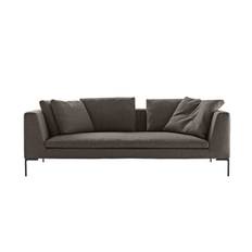 B&B Italia "Charles" sofa - 230 cm sofa i stofgruppe Lusso, inkl. 2 stk. rygpuder