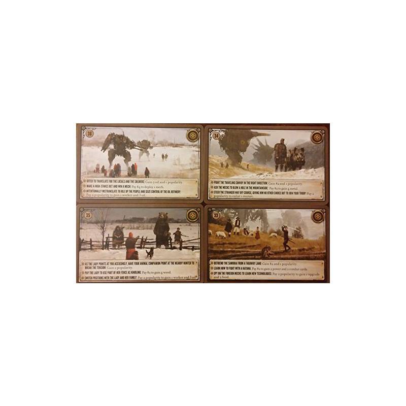 Scythe: Kickstarter Promo Encounter Cards #33-36