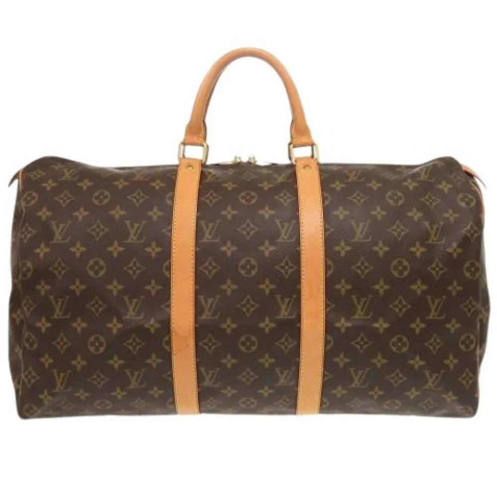 Louis Vuitton Vintage Pre-owned Vintage Weekend Taske - Vintage - unisex - Brun - ONE SIZE - Tyl