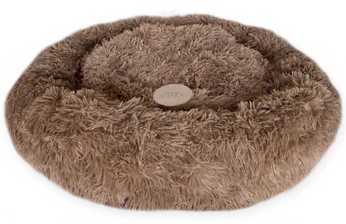 COZY Original Basic donut hundeseng 110 cm i kaffe.