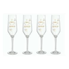 Champagneglas i kristall - Kärleksgåvan - 4 glas
