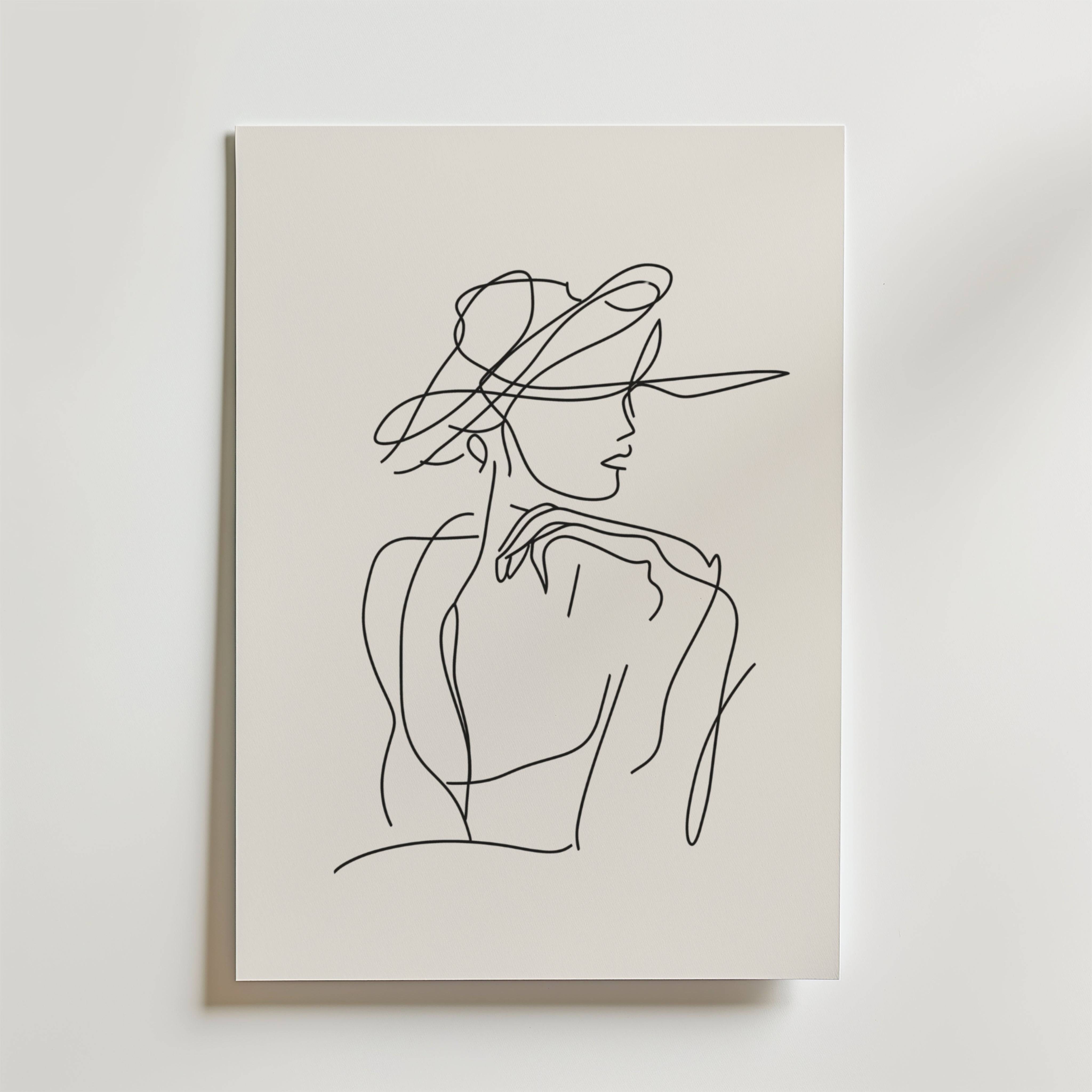 Parisian Grace Poster - Fine Art Poster 70x100 cm