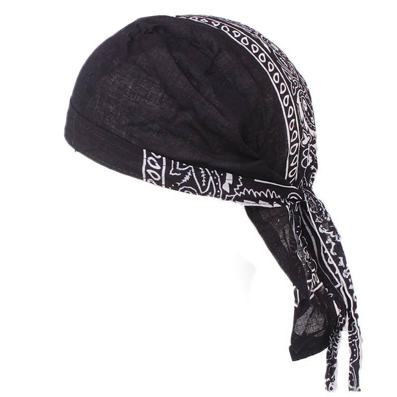 Biking Bandana Skull Cap Beanie Lightweight izable Fit Cotton Biker Hat Hood Headband Headscarf Outdoor Use Athletic Head Wraps