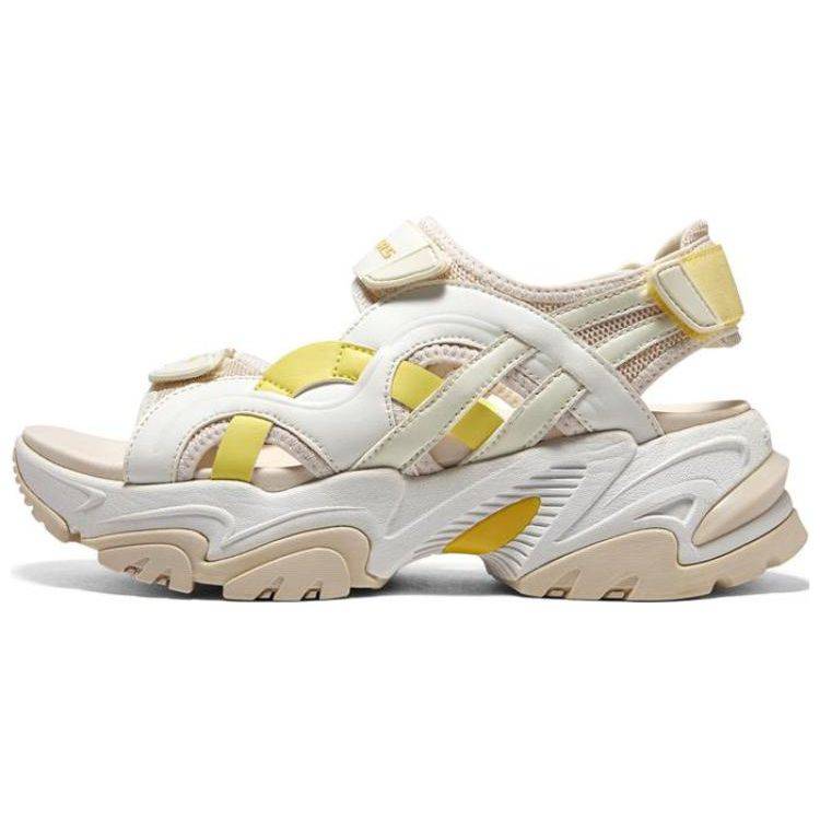 Skechers Mecha Sandals Non-Slip Durable Sports Sandals Women sandals White Yellow 119862-NTMT cm white