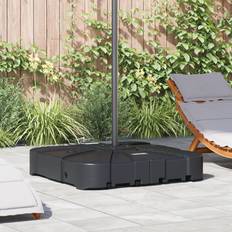 2 stk. Cantilever Parasol Base Sæt - 150 kg sand eller 113 kg vand