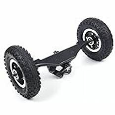 Elektrisk skateboard, borstlös, navmotorsats, 8 tum, off-road, elektrisk skateboard, 2-hjulsdrive, elektrisk longboard med 2 x normala hjul