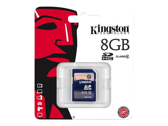 Kingston SD HC (Class 4) 8GB