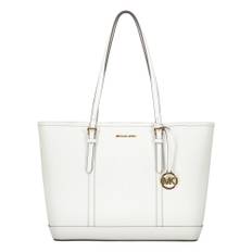 Michael Kors, Taske, Dame, Hvid, ONE SIZE, Læder, Elegant Læder Tote Taske