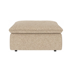 Rowico Rawlins puf til sofa i polyester 91 x 91 cm - Sort/Beige