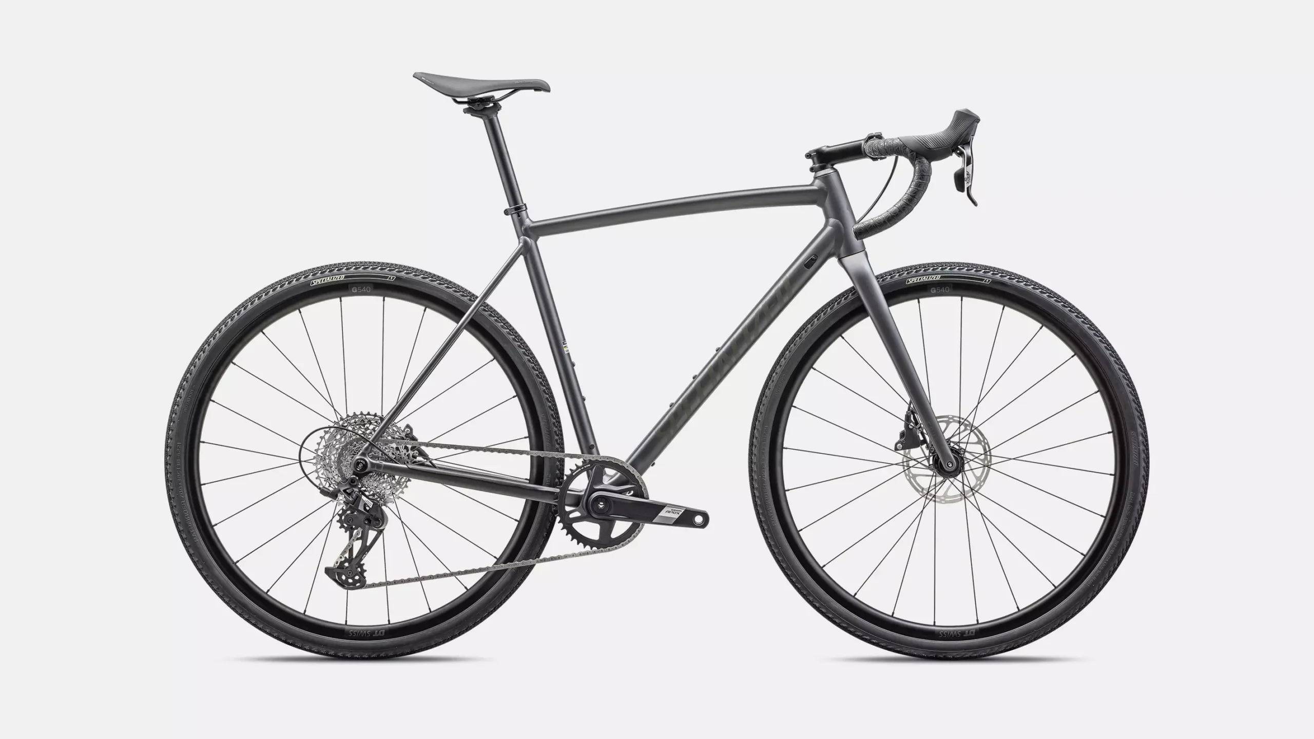 Specialized Crux 2025 - Sram Apex XPLR 1×12sp - Specialized Pathfinder Pro - 016 / 56 / Satin Smoke (56)