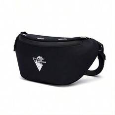 Outdoor Lightweight Fashion Casual Fanny Pack Quick Dry Easy Wrap Fabric Entry Lux Waist Pack Ideal For Shopping Working Traveling And Outdoor Activit - Black