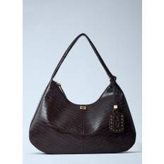 GANNI Extra Large Bou Hobo Handbag - Woman Handbags Brown One Size