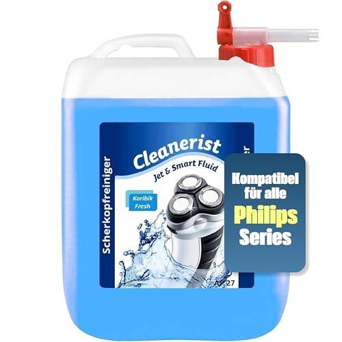 5 L Cleanerist Jet & Smart Fluid rengöringsvätska kompatibel ersättning med Philips rakapparat med utloppskran