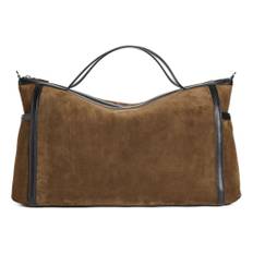 Dsquared2, Tasker , Dame, Brun, ONE SIZE, Suede, Suede Weekend Holdall Taske