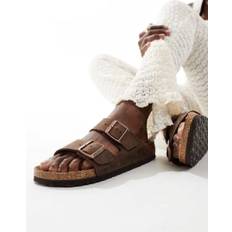 Birkenstock - Arizona - Habana - Sandaler i olieret læder-Brun