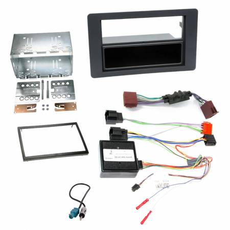 Installationskit 1/2-DIN til Saab 9-5 2006-2010 (med ratstyring)