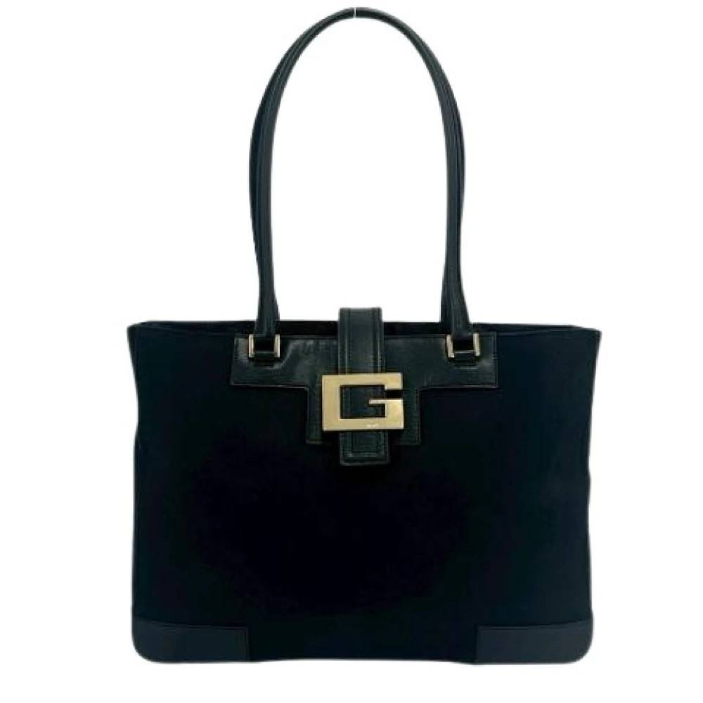 Gucci Vintage Pre-owned Vintage Tote Bag - Vintage - Dame - Sort - ONE SIZE - Læder