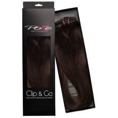 Poze Hairextensions Clip & Go Standard Real Hair Extensions 60 cm 2B Dark Espresso