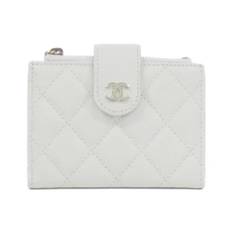 Chanel Vintage, Pre-owned, Dame, Hvid, ONE SIZE, Tyl, Pre-owned Laeder chanel-tasker