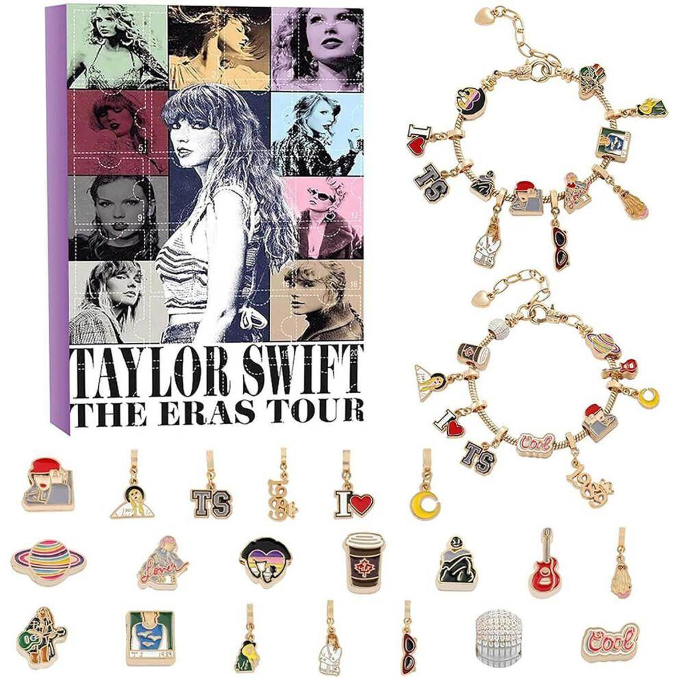 Taylor Swift The Eras Tour Gelé-inspirerad Adventskalender 24 Dagar Julklapp till fan
