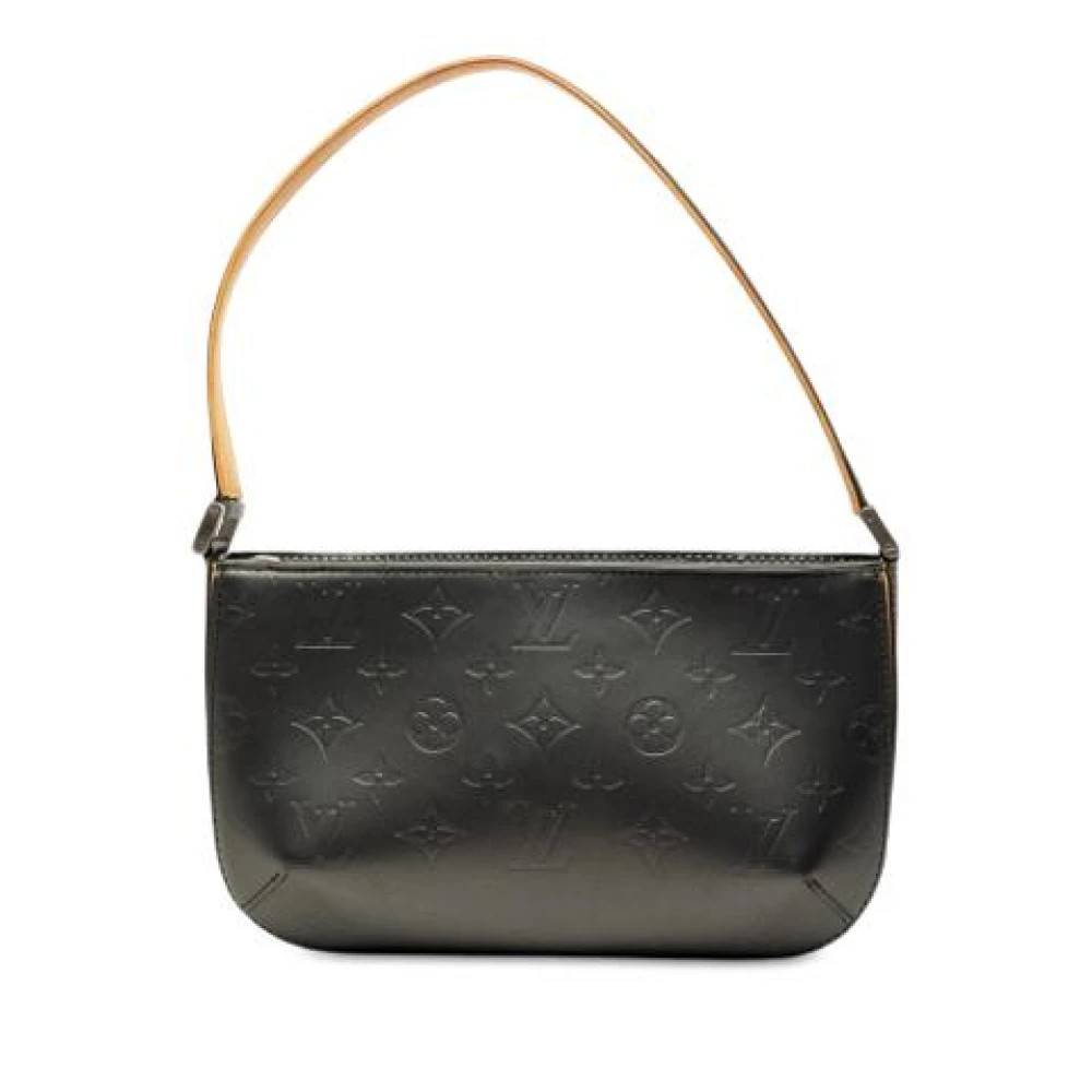 Louis Vuitton Vintage Pre-owned Laeder louis-vuitton-tasker - Vintage - Dame - Grå - ONE SIZE -