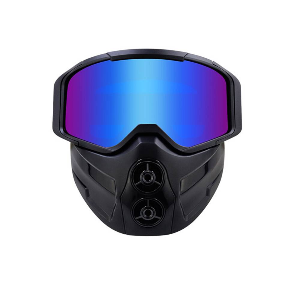 Paintballmaske, taktisk fuld ansigtsbeskyttelse, anti-dug linse, ideel til skiløb, paintballskydning, cykling, fiskeri