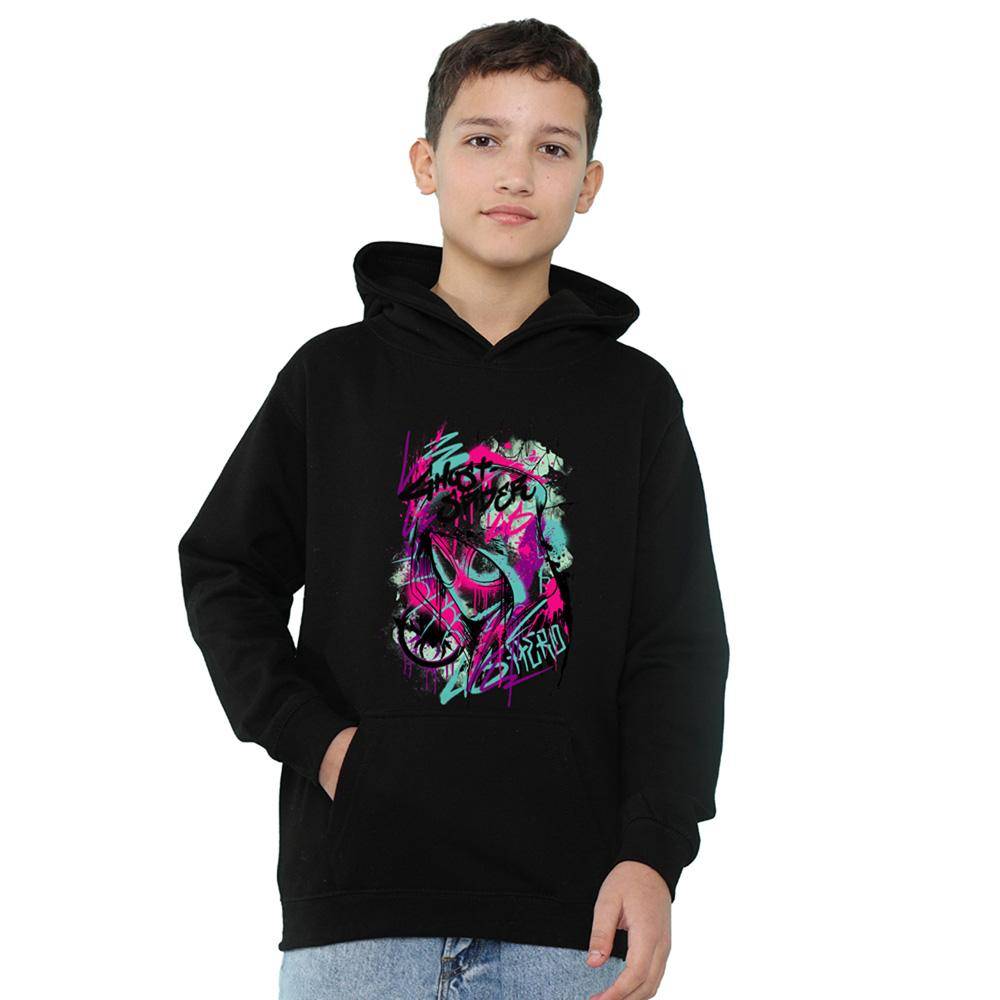 Spider-Man Barn/Kids Ghost-Spider Graffiti Pullover Hoodie 7-8 Years