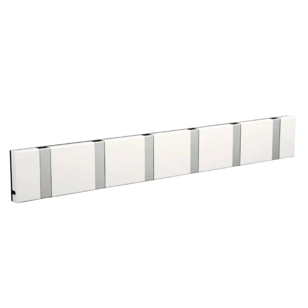 Knax - Knax 6 knagerække - Hvid / Aluminium