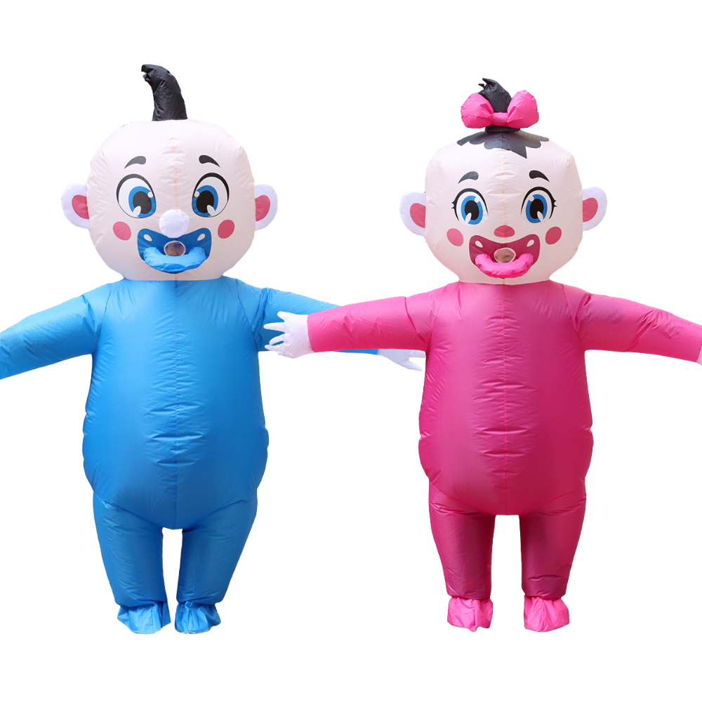 Adult Inflatable Baby Clothing Gender Revealing Party Fun Cosplay Costume Set Opening Ceremony Performance Christmas Props