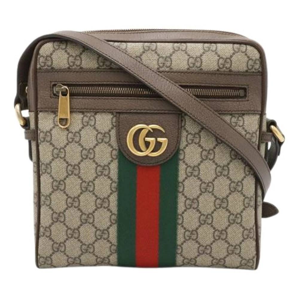 Gucci Vintage - Pre-owned Ophidia GG Supreme Messenger Bag Vintage - Dam - ONE Size - Läder