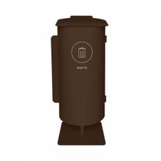 Skraldespand Birdie - Single, Udførelse Waste - 63 L, Farve Chokolade