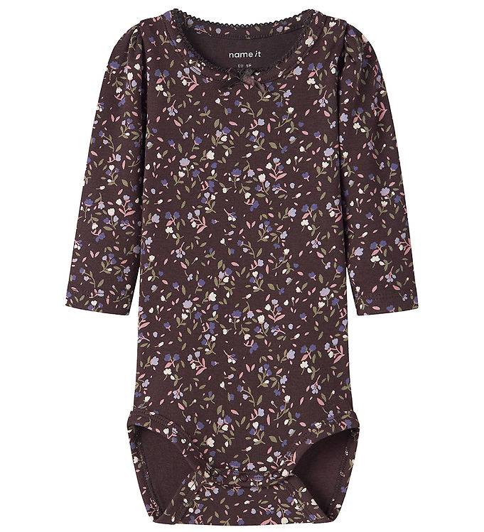 Name it Body l/æ - NbfOceana - Chocolate Plum - Name It - 1½ år (86) - Body L/Æ