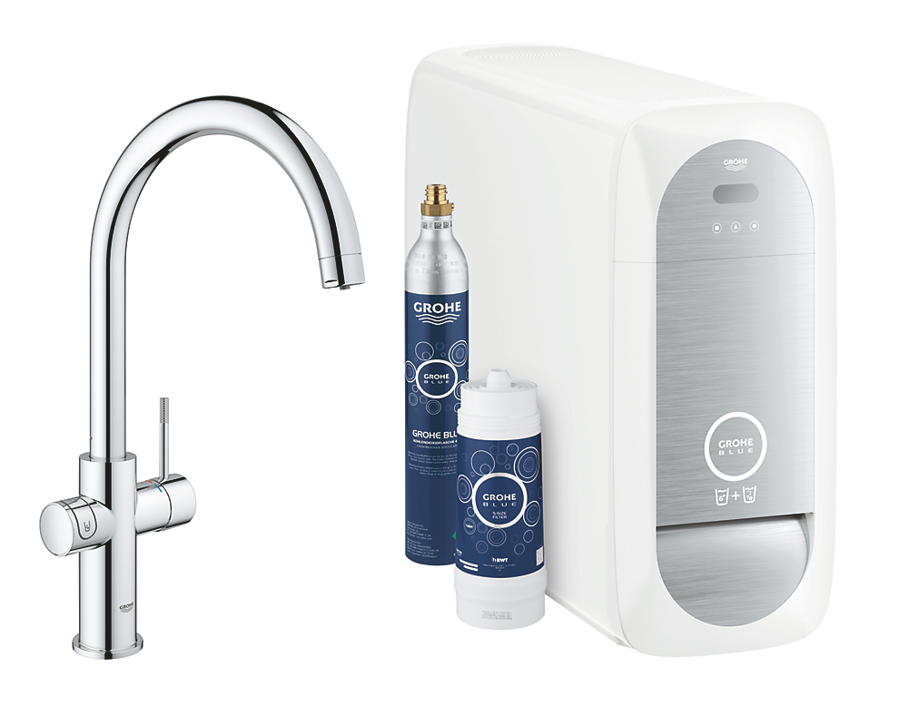 Grohe Blue - L-tud - med køler og danskvand