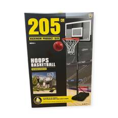 Nordic Basketball Pro Junior Basketballstander - Silver 205 cm
