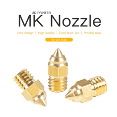 Creality 3D - Brass MK Nozzle - 0.4mm - ex Ender-3 Series (5 pcs)