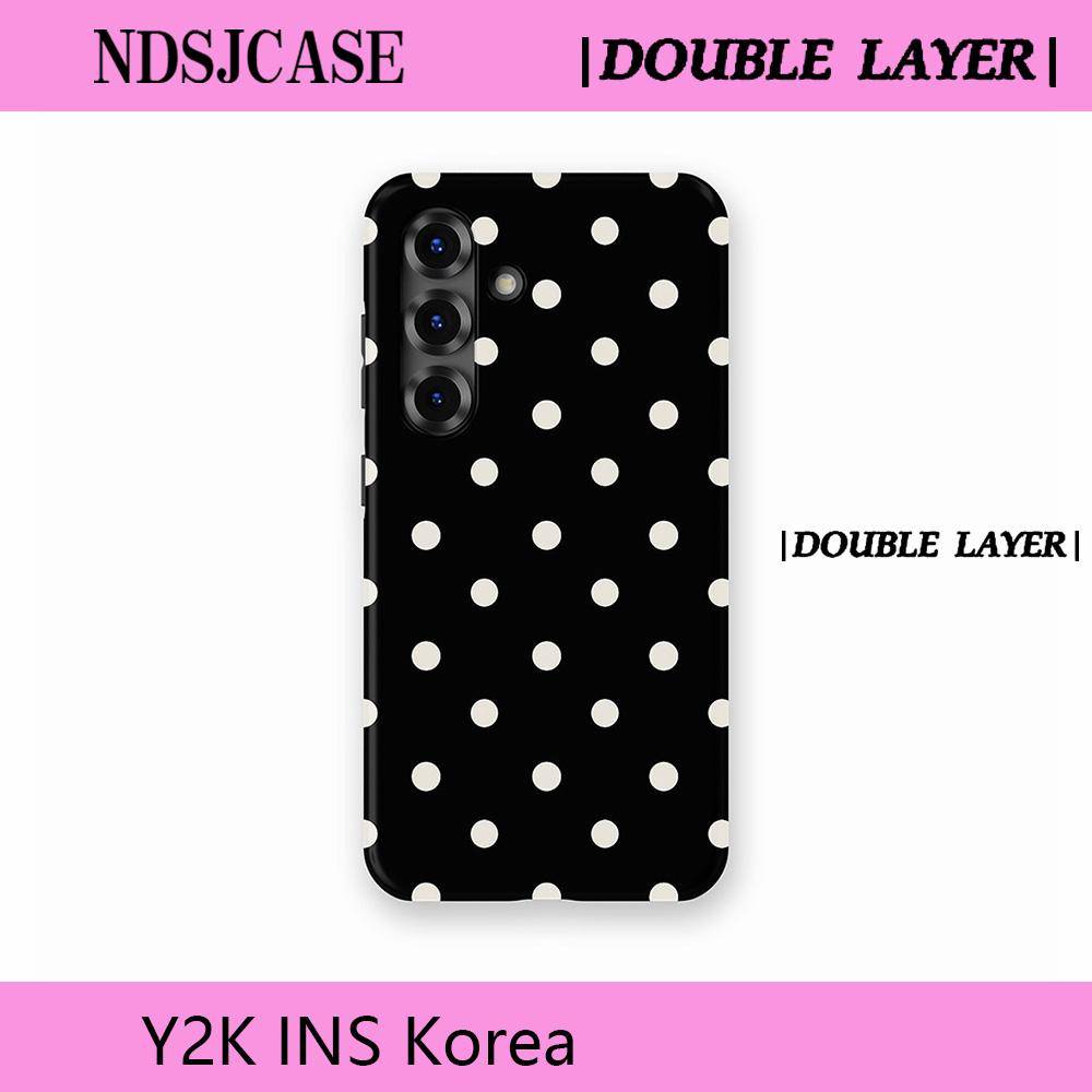 Lyxigt Clmj SWAG Kosmiskt Chic Fodral för Samsung Galaxy A56 S20 S23 S24 S25 S26 FE Plus Ultra Edge 4G 5G Dubbellagers Skydd pink