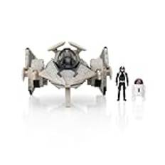 Star Wars Micro Galaxy Squadron SWJ0159 – Shadow V-Wing, 12,5 cm fordon med figur