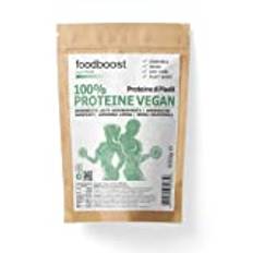 foodboost, protein veganpulver 850 g – protein isolerat ärtpulver, val. organisk 65% neutral smak, med aminosyror med grenad kedja BBCA, arginin, lysin, glutenfri