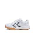 hummel Unisex Multiplay Flex Lc Jr Sneaker för barn, Vitsvart, 18 EU