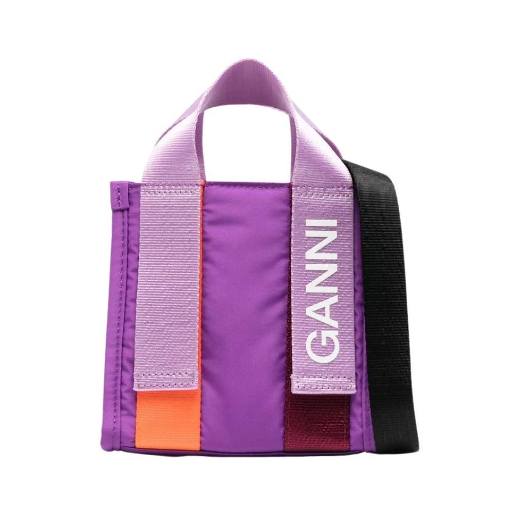 Ganni Tote Sport XS - Tasker - Dame - Lilla - ONE SIZE -
